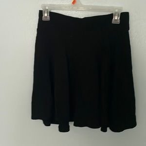 Black skater skirt